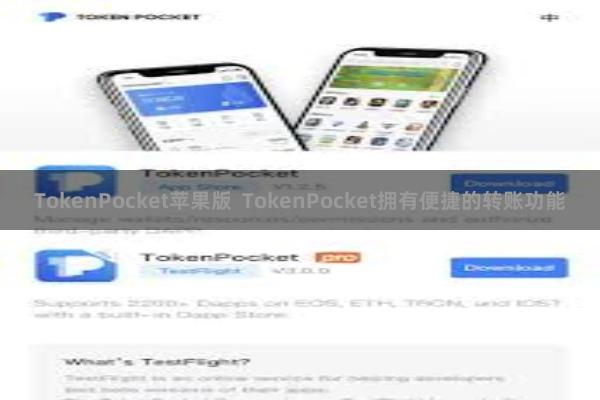 TokenPocket苹果版  TokenPocket拥有便捷的转账功能